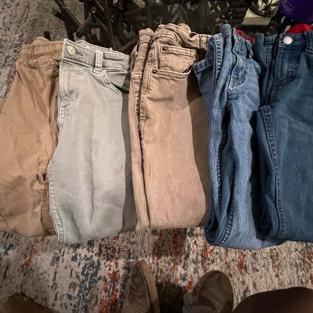 Assorted Denim and Khaki Pants